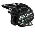 Black White Helmet M27801
