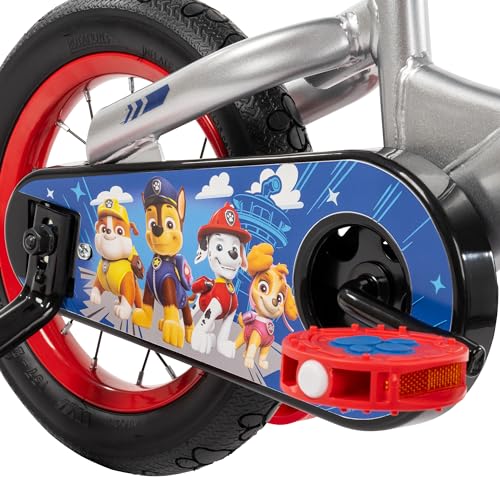 Paw Patrol Kids Bike 12/16 Inch, Tricycle with LED Lights, 3-Wheel Balance Scooter with LED Lights S36360