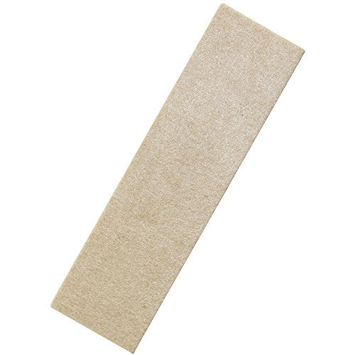 2-1/2" x 9" Reusable Plastic Carpet Slider 4 Pack & 3 1/2" x 6" Oval Reusable Furniture Sliders for Carpet Beige 8 Pack X425028
