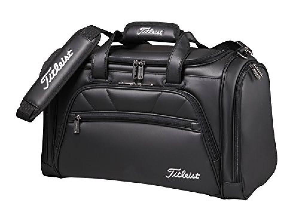 Black Golf Boston Bag Carry with Shoulder Belt V749894
