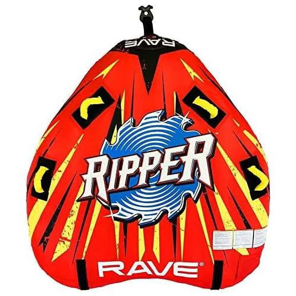 Red Nylon Inflatable Towable Float with Foam Handles F211334