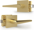 Matte Black Lever Door Handle and Deadbolt Lock Combo Pack of 2 O196650