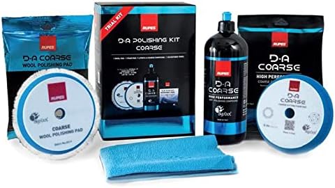 D-A Coarse Trial Kit with Polishing Compound, Foam Polishing Pad, Wool Polishing Pad, Microfiber and Claw Pad Tool D88087