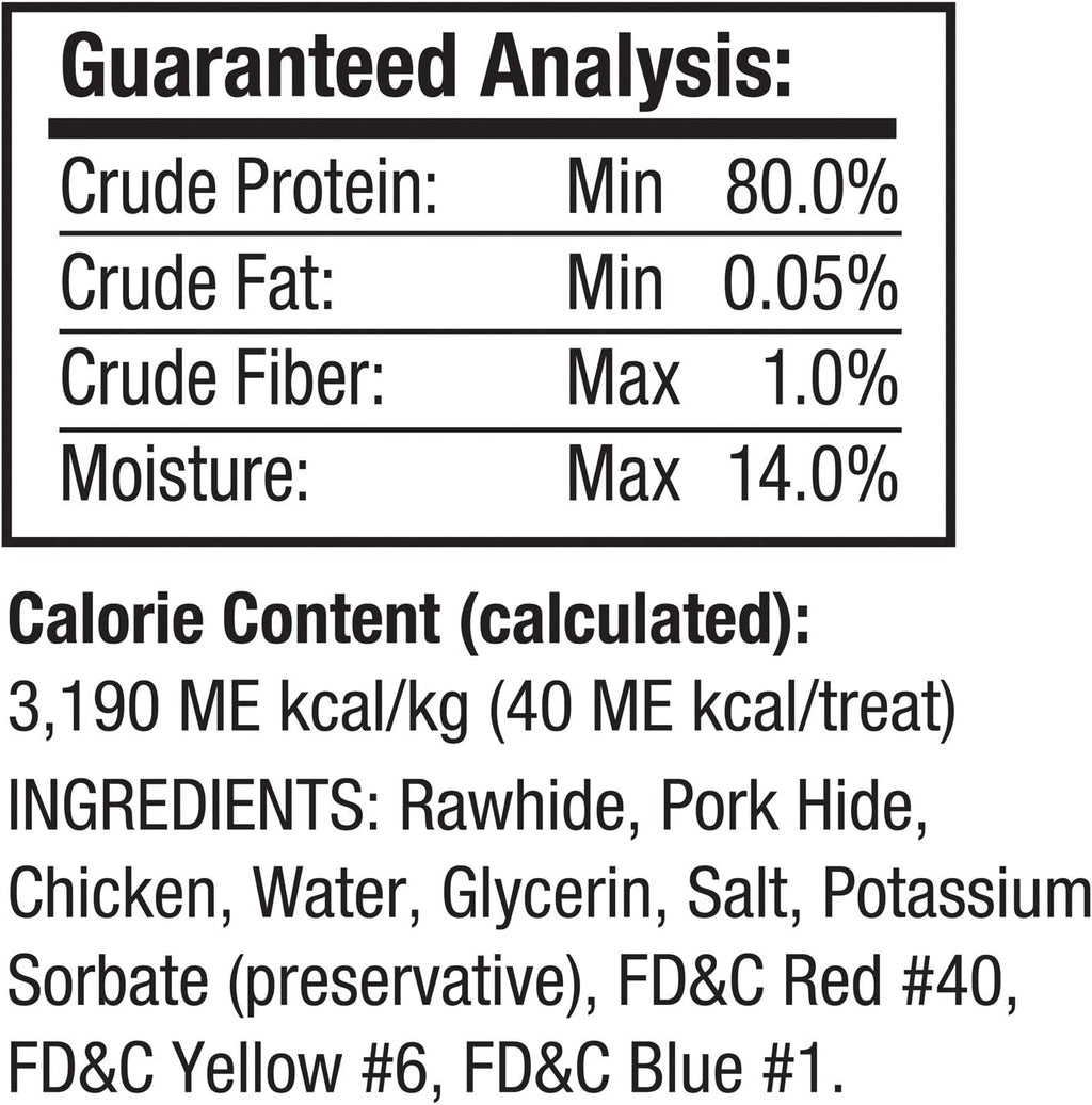Mini Bones Rawhide Dog Chews, 4 Count (1.7 oz.) L5487
