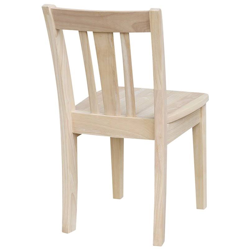 Unfinished Table with 2 Juvenile Chairs N959