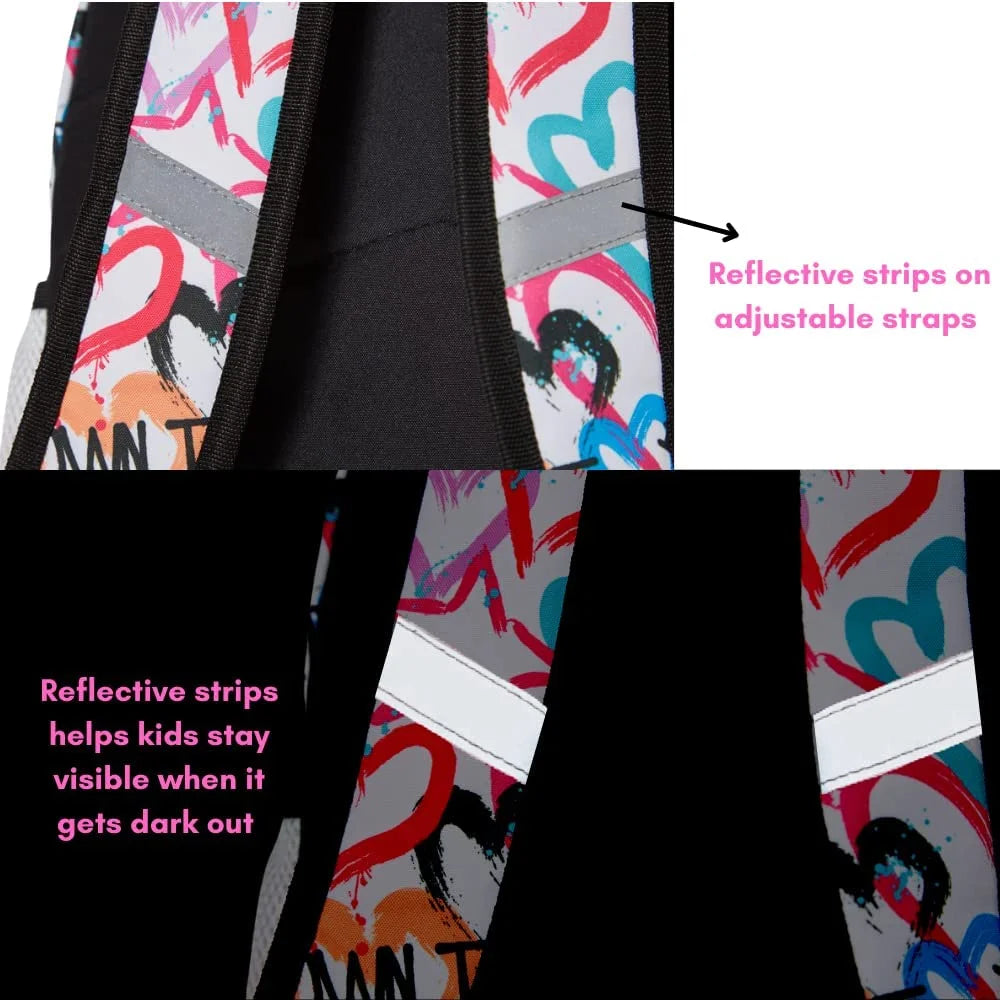 6 Piece Backpack Set with Lunch Box and Water Bottle R693