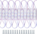 200 Pcs Waterproof LED Module Lights, 0.72W DC12V 6500K, White Light Pack of 2 W52536