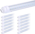 8ft 65W 6000K Cool White LED Tube Light, Pack of 4 K16815