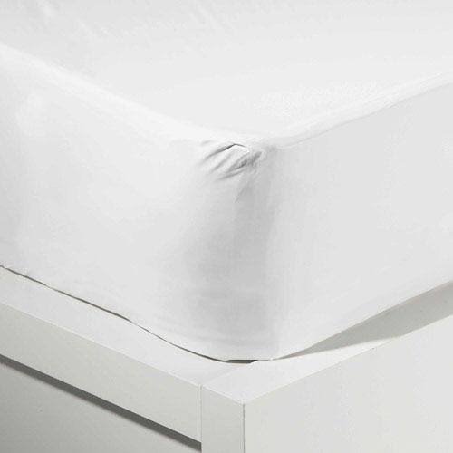 Fitted 100% Cotton Mattress Cover, Cal King S4125