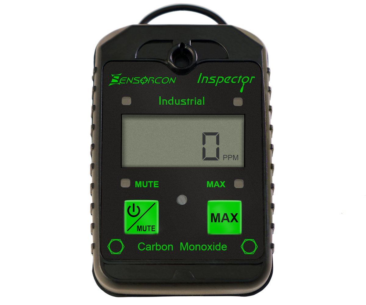 Industrial CO Carbon Monoxide Monitor with Pump and Probe kit, Visual, Audible and Vibrating Alerts W67175