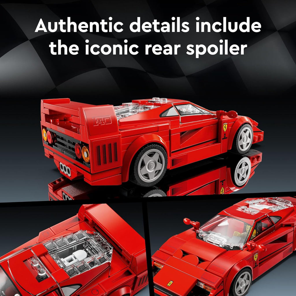 Ferrari F40 Supercar Building Set with Driver Minifigure Y39108