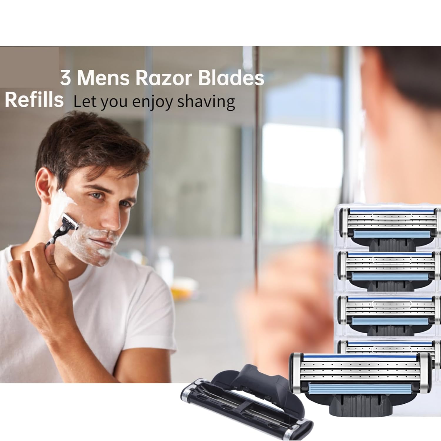 16 Pcs Stainless Steel Razor Blades Refills T52052