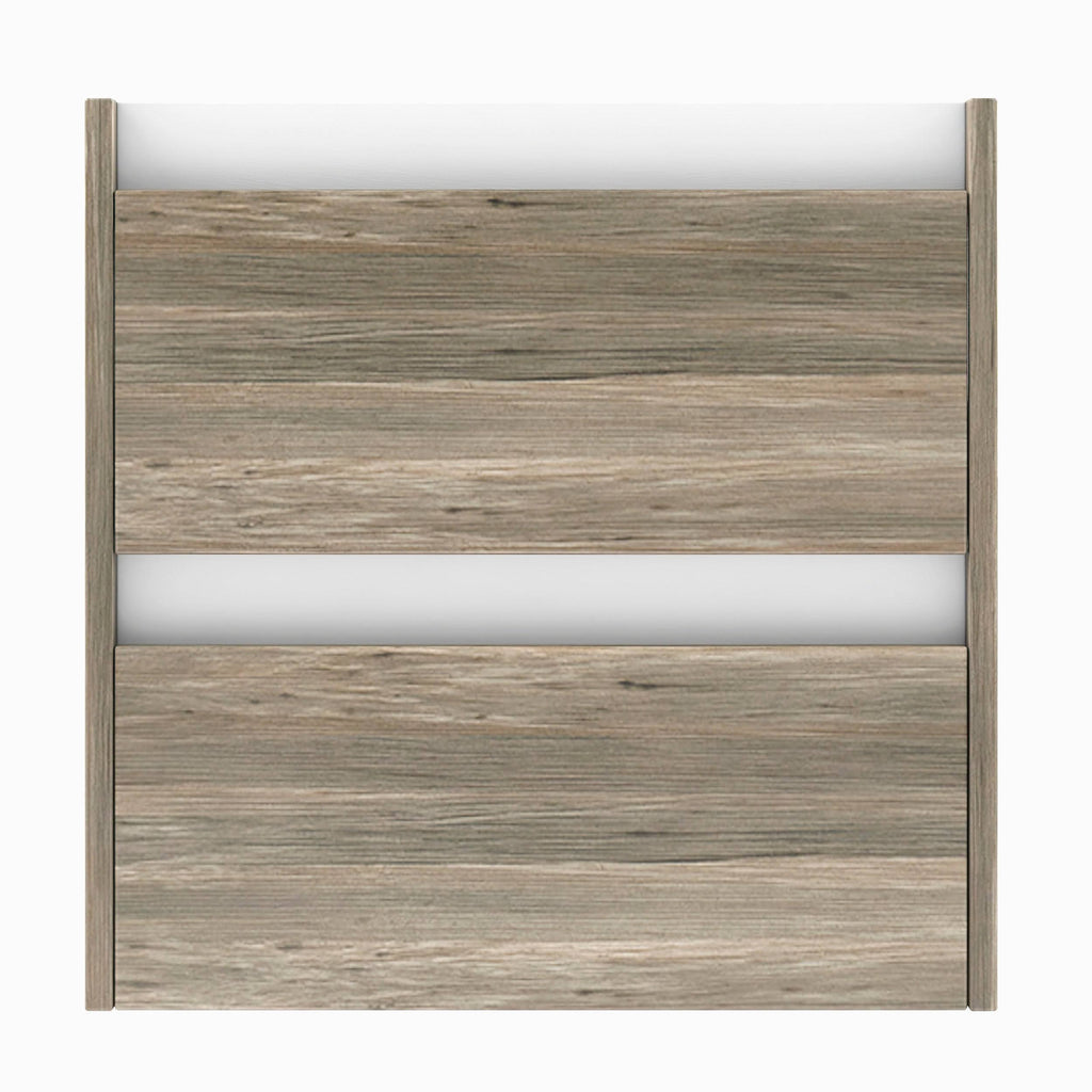 24 x 24 x 18 inch Oak Wood Bathroom Vanity Cabinet with Ceramic Top Sink T506010