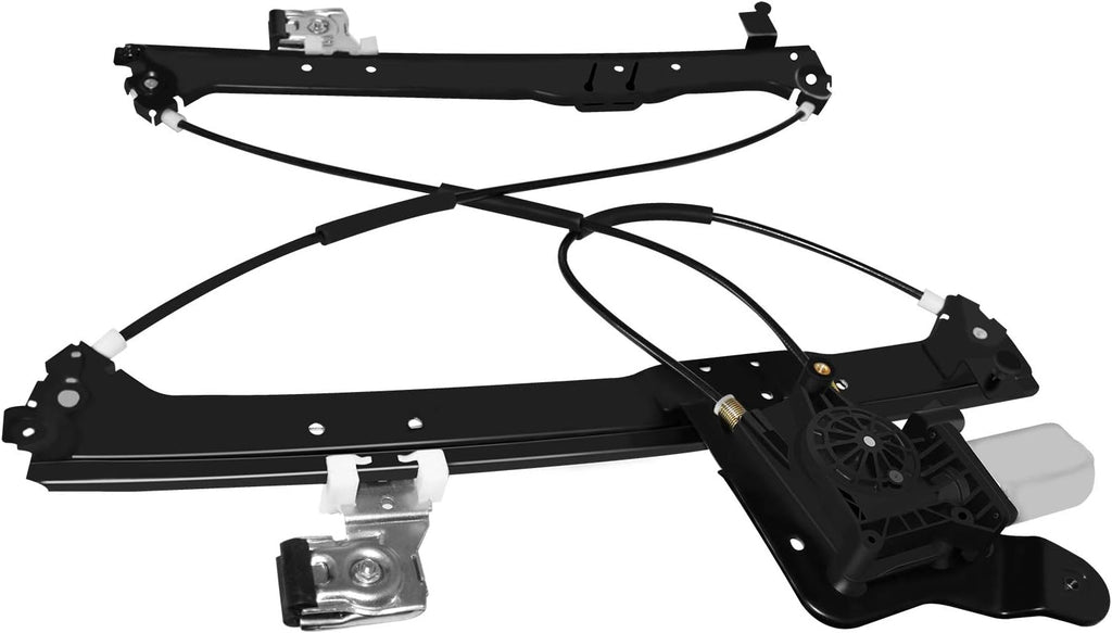 Rear Passenger Power Window Regulator Compatible for 2001-2006 GMC Sierra 2500 HD 3500 & Chevrolet Suburban Silverado 1500 Cadillac Escalade Pack of 2 R54469