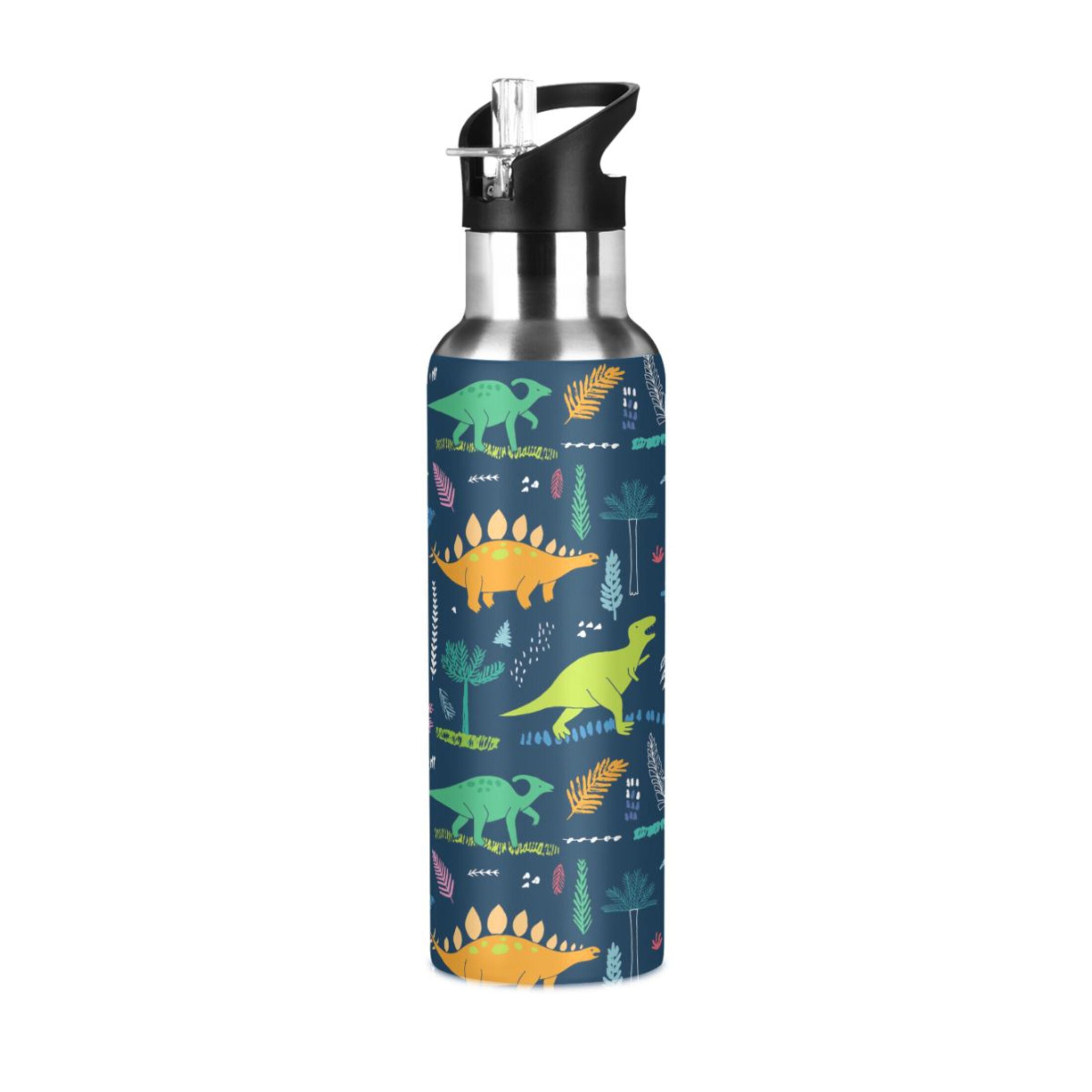 Stainless Steel Water Bottle with Straw Lid Vacuum Insulated 20 OZ V60744