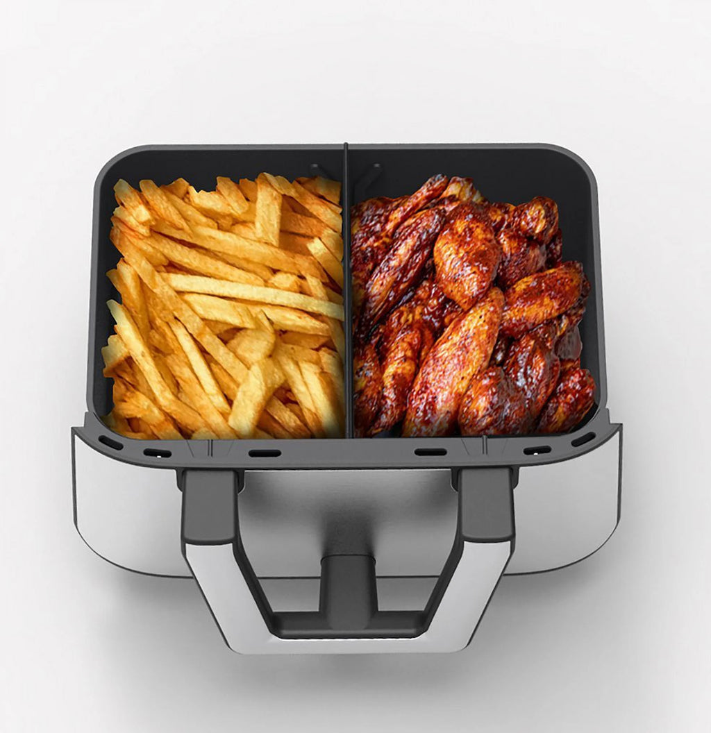 Stainless Steel Digital Air Fryer with Dual Flex Basket M882299