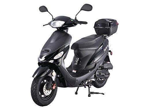 Upgraded Street Moped 49cc/50cc Gas Fully Automatic Scooter with Rear Storage Trunk (RED) W46570