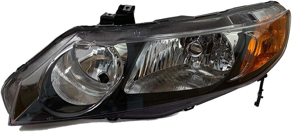 2006 2007 2008 Honda Civic Headlight Assembly Driver and Passenger Side Sedan E677372