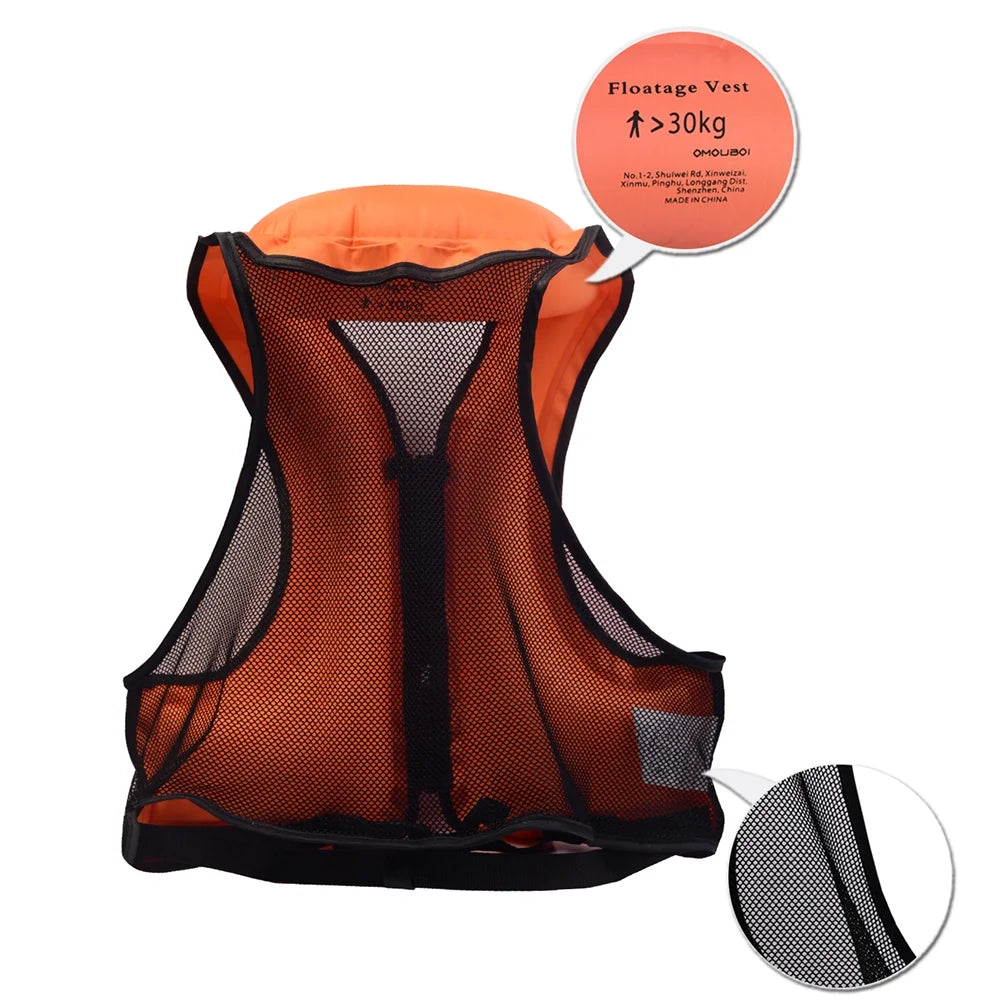 Inflatable Swim Vest Life Jacket V524