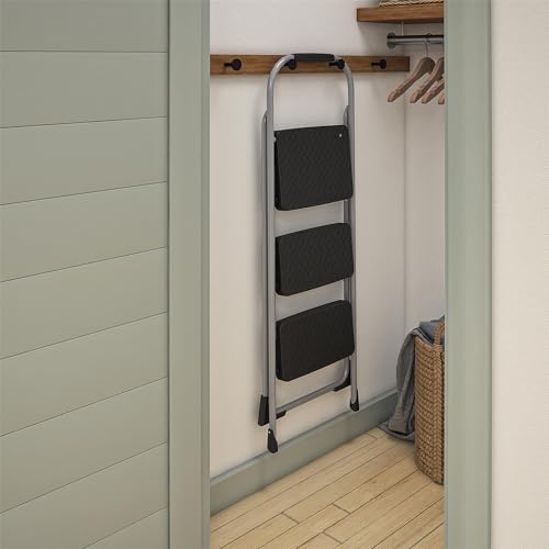 Three Big Folding Step Stool with Rubber Hand Grip Q165