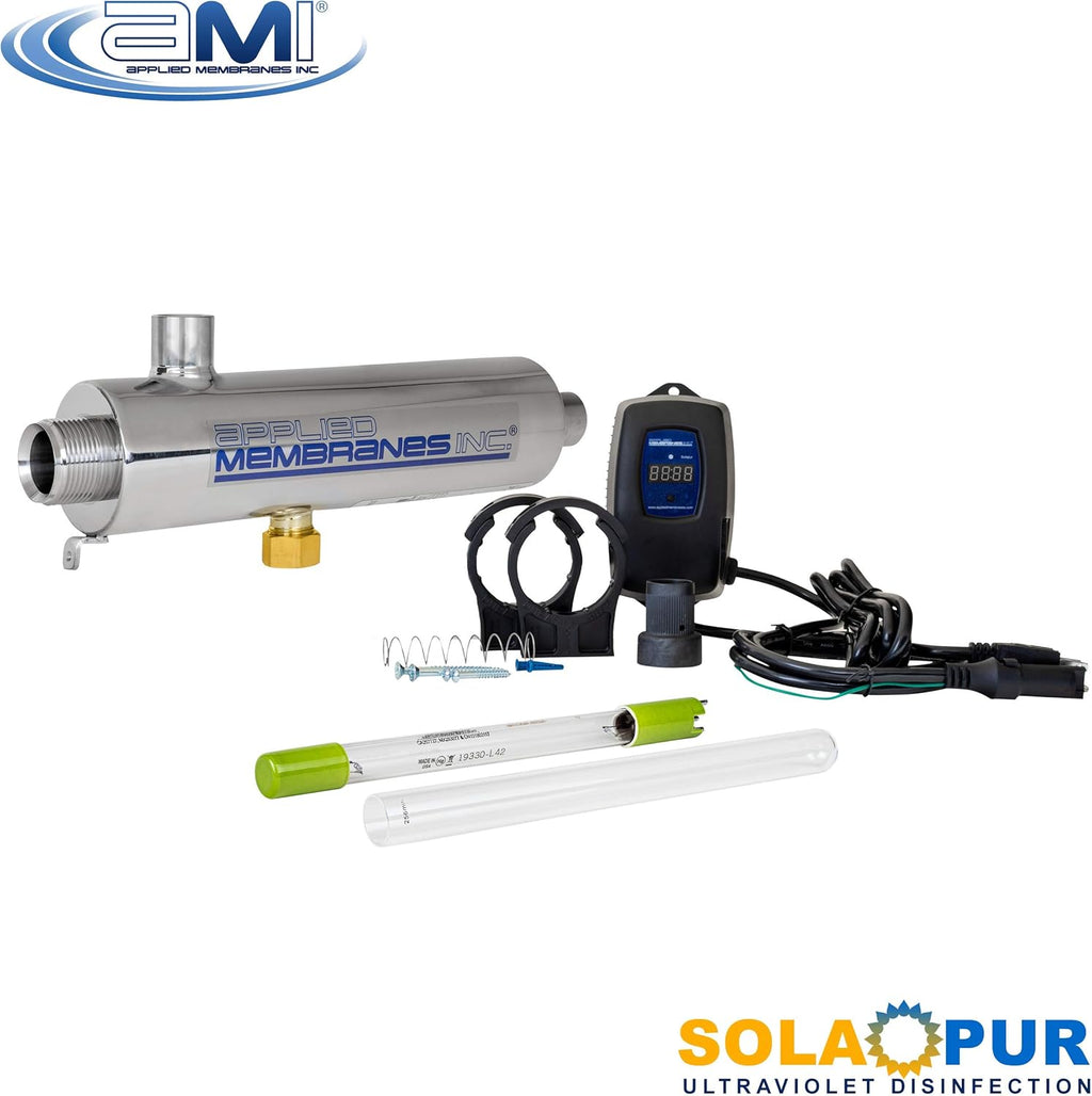 Ultraviolet Water Purifier UV Sterilizer Filter, 2 GPM A934