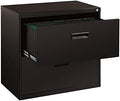 2 Drawer Lateral File Cabinet in Black W73917