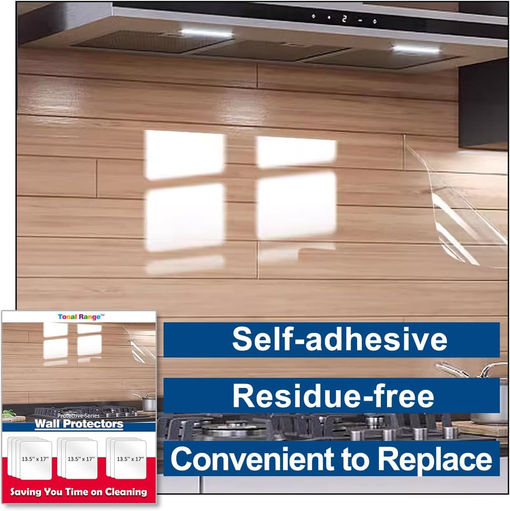 Clear Self Adhesive Wall Protector -5 Sheets N1069