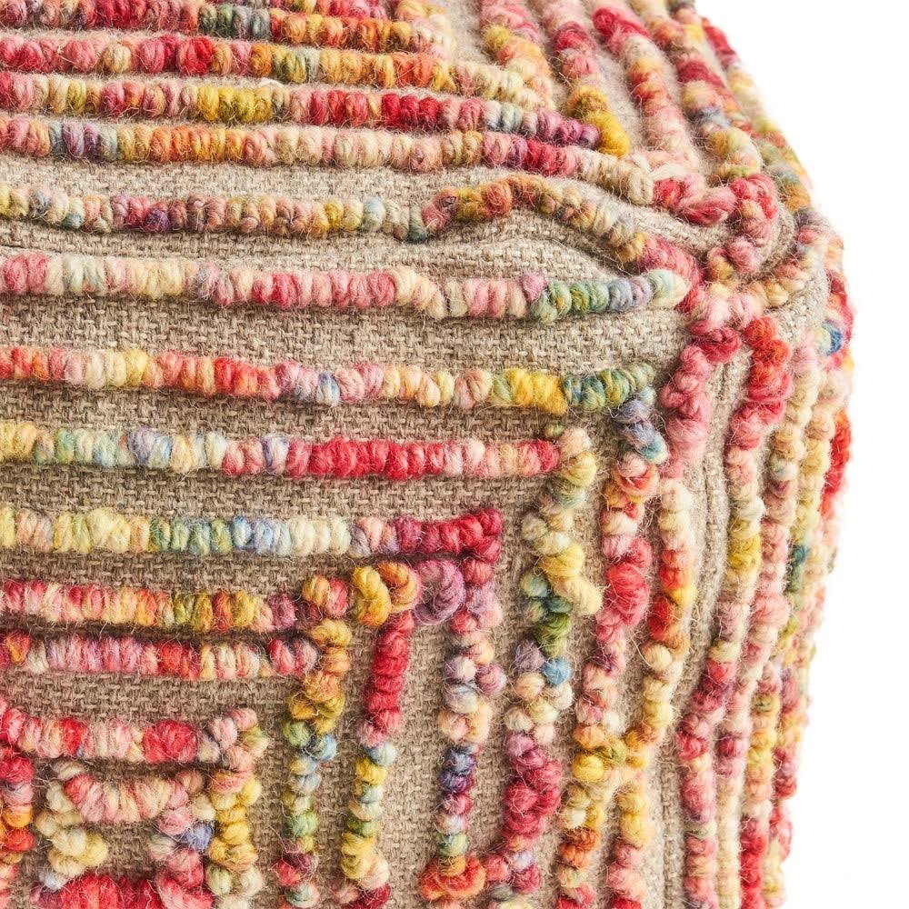 Boho Large Ottoman Pouf S3329