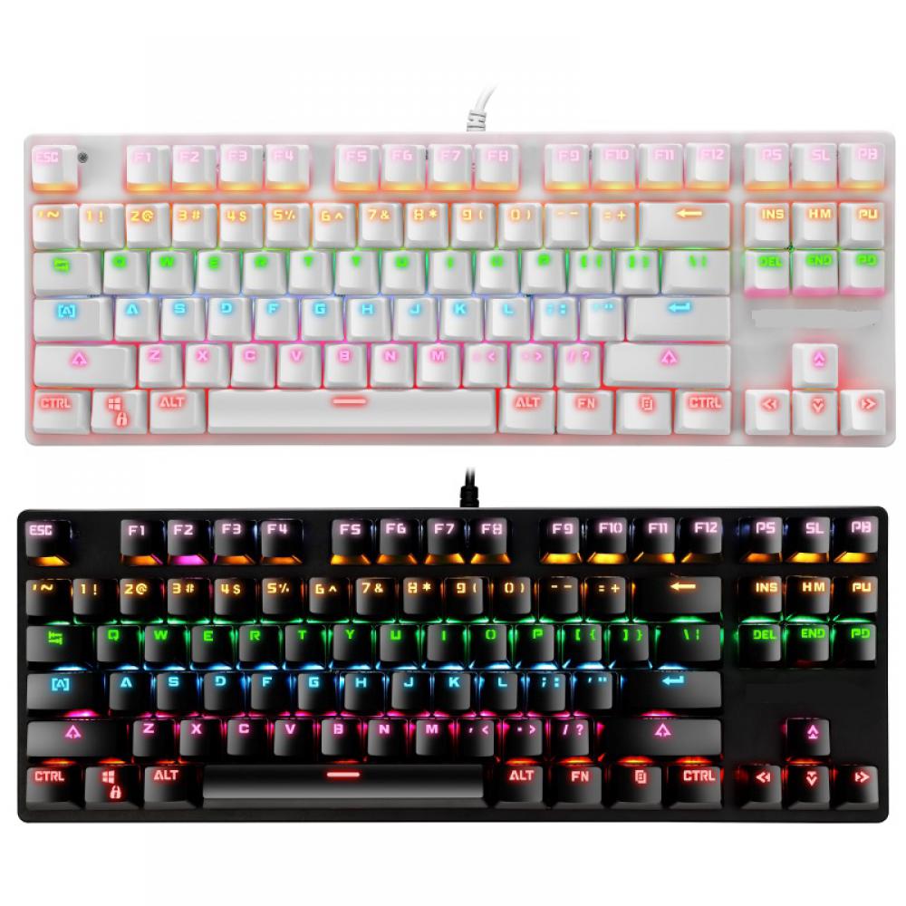 87-Key Gaming Mechanical Keyboard with Backlit LED W94371