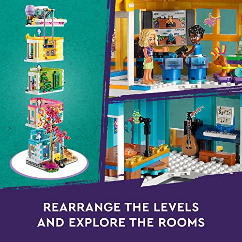 LEGO Friends Heartlake City Community Center 41748 Building Toy Set, 6 Mini-Dolls, Pet Dog R5165