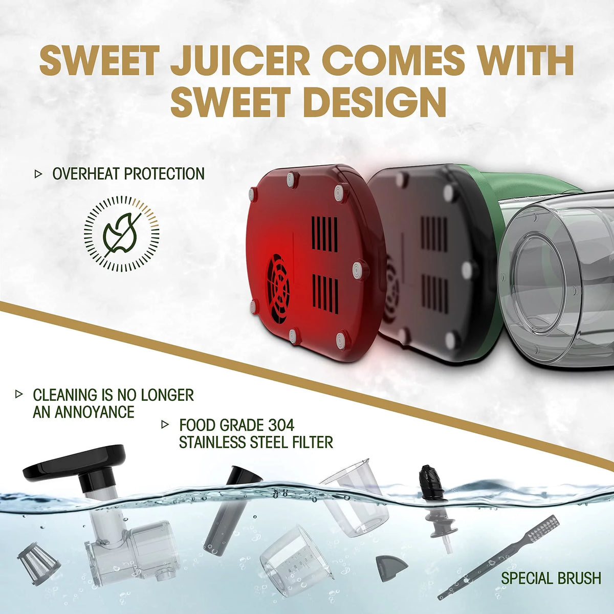 Slow Masticating Cold Press Juicer D29321