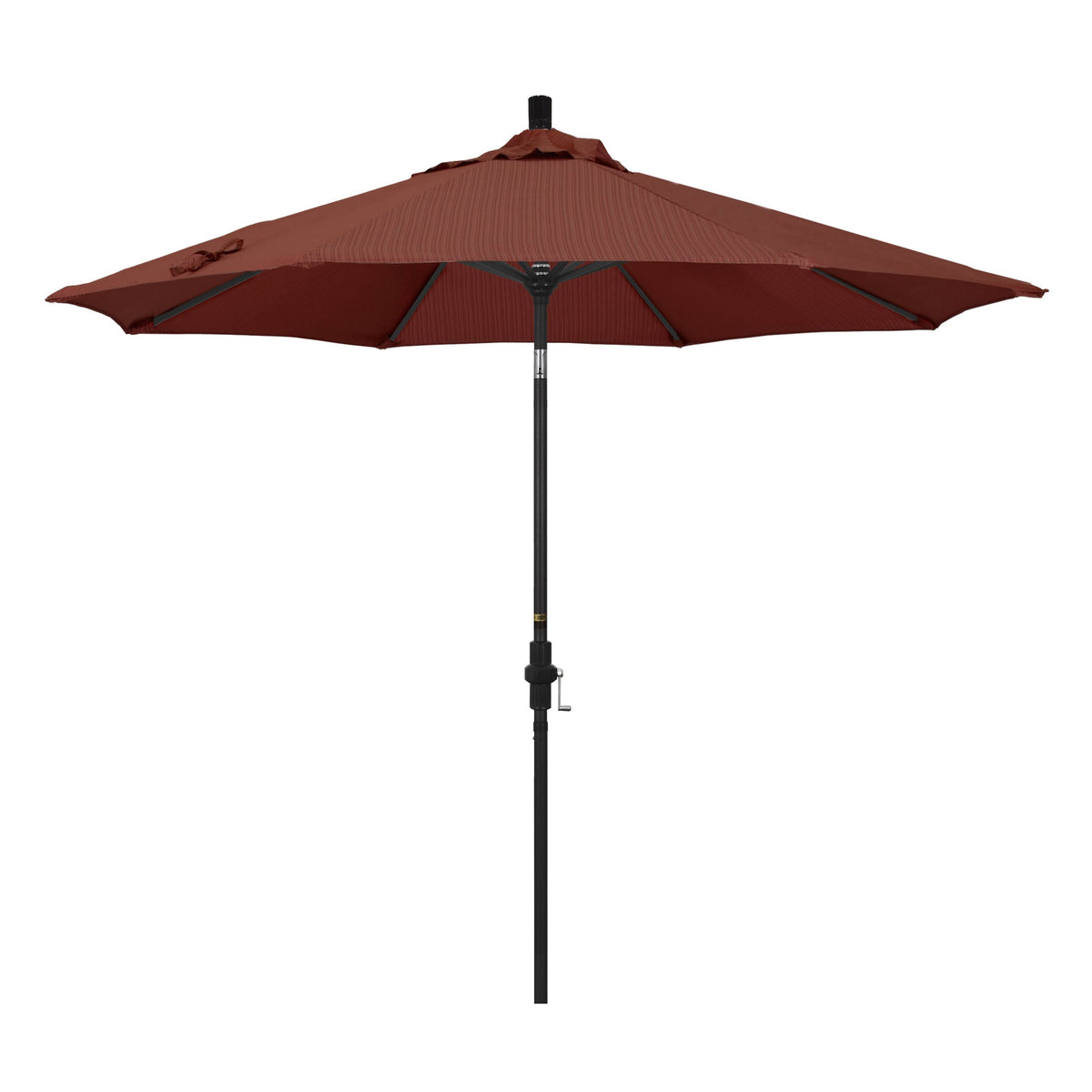 9-Foot Black Aluminum Market Umbrella K87064