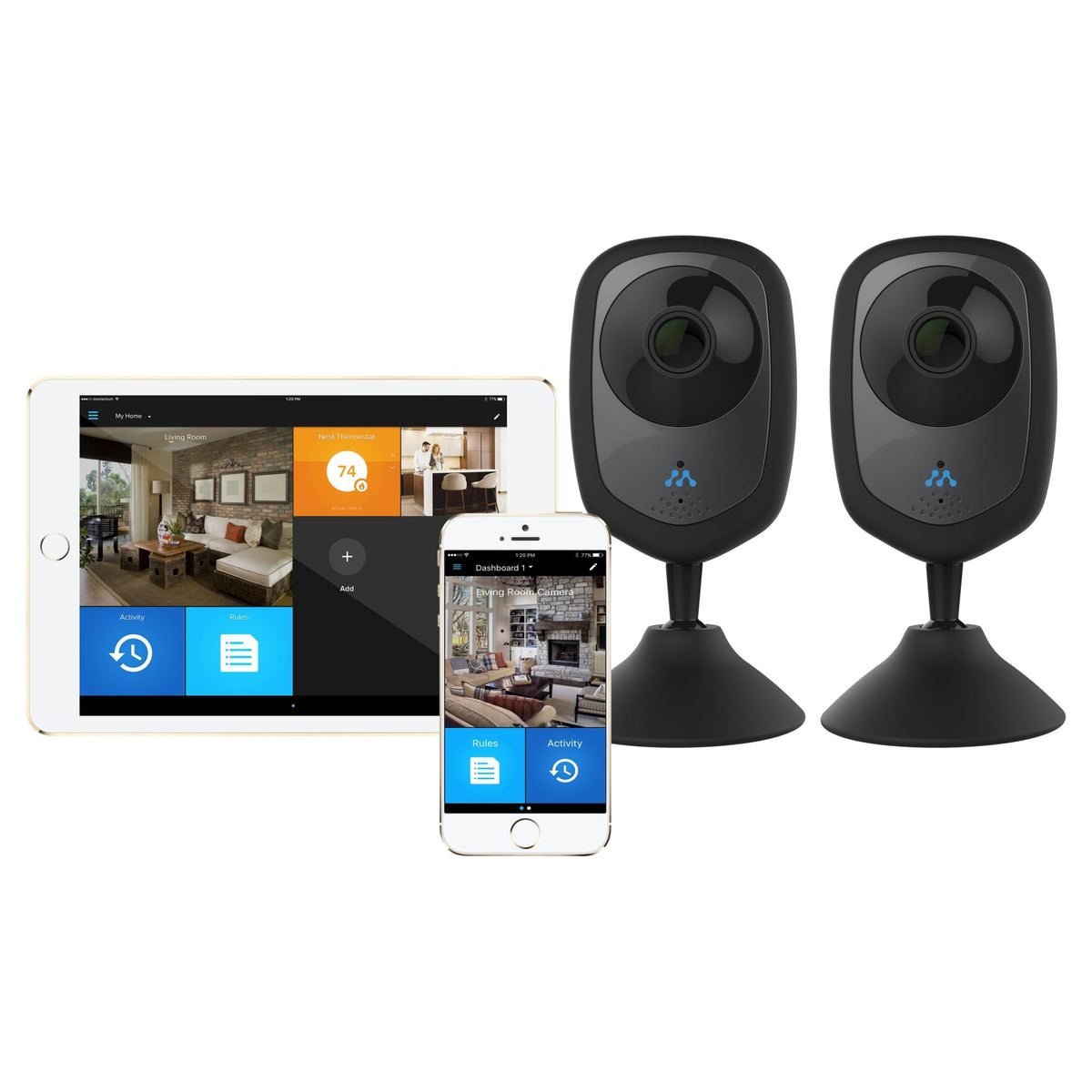 Smart Home WiFi Security Camera with 2 Way Audio Z4059