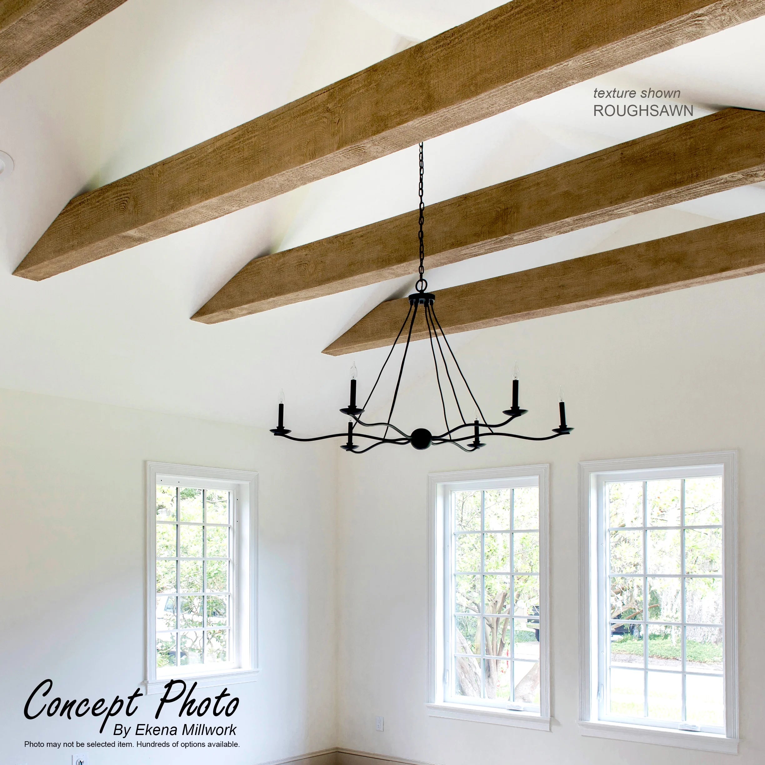 12"W x 10"H x 16'L Faux Wood Ceiling Beam F75900