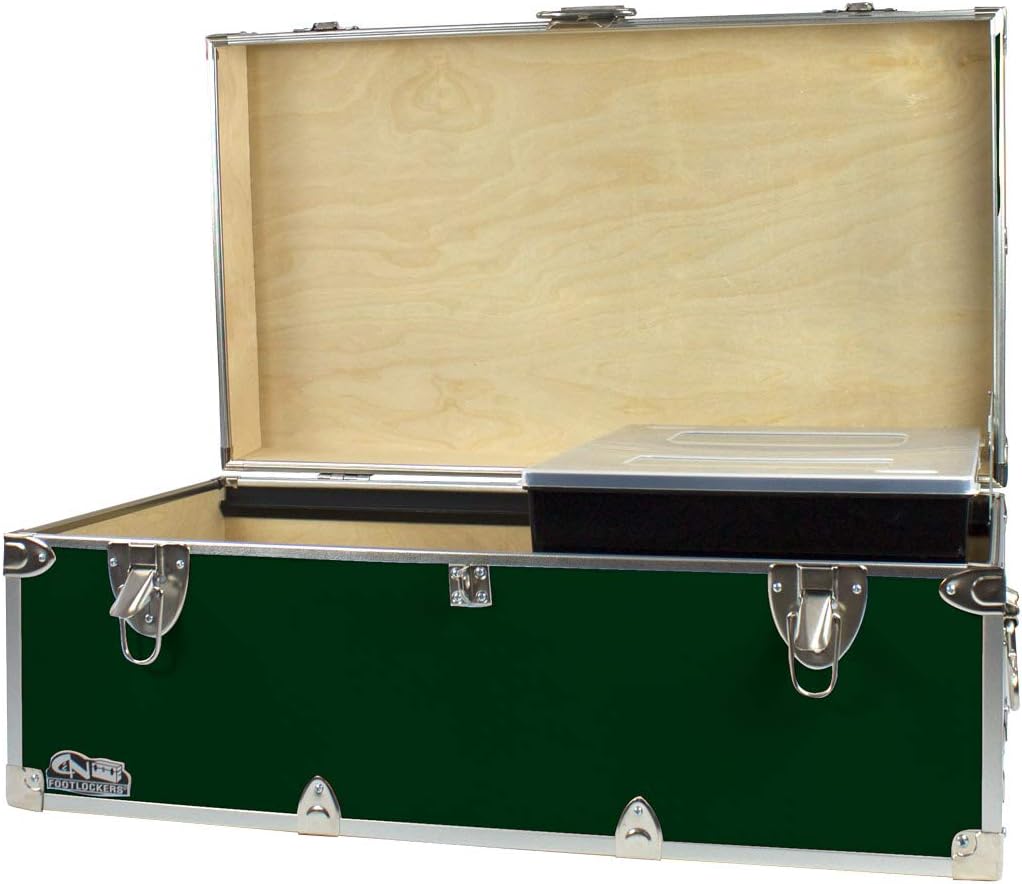 Mint Footlocker Storage Chest with Organizer Tray F223218