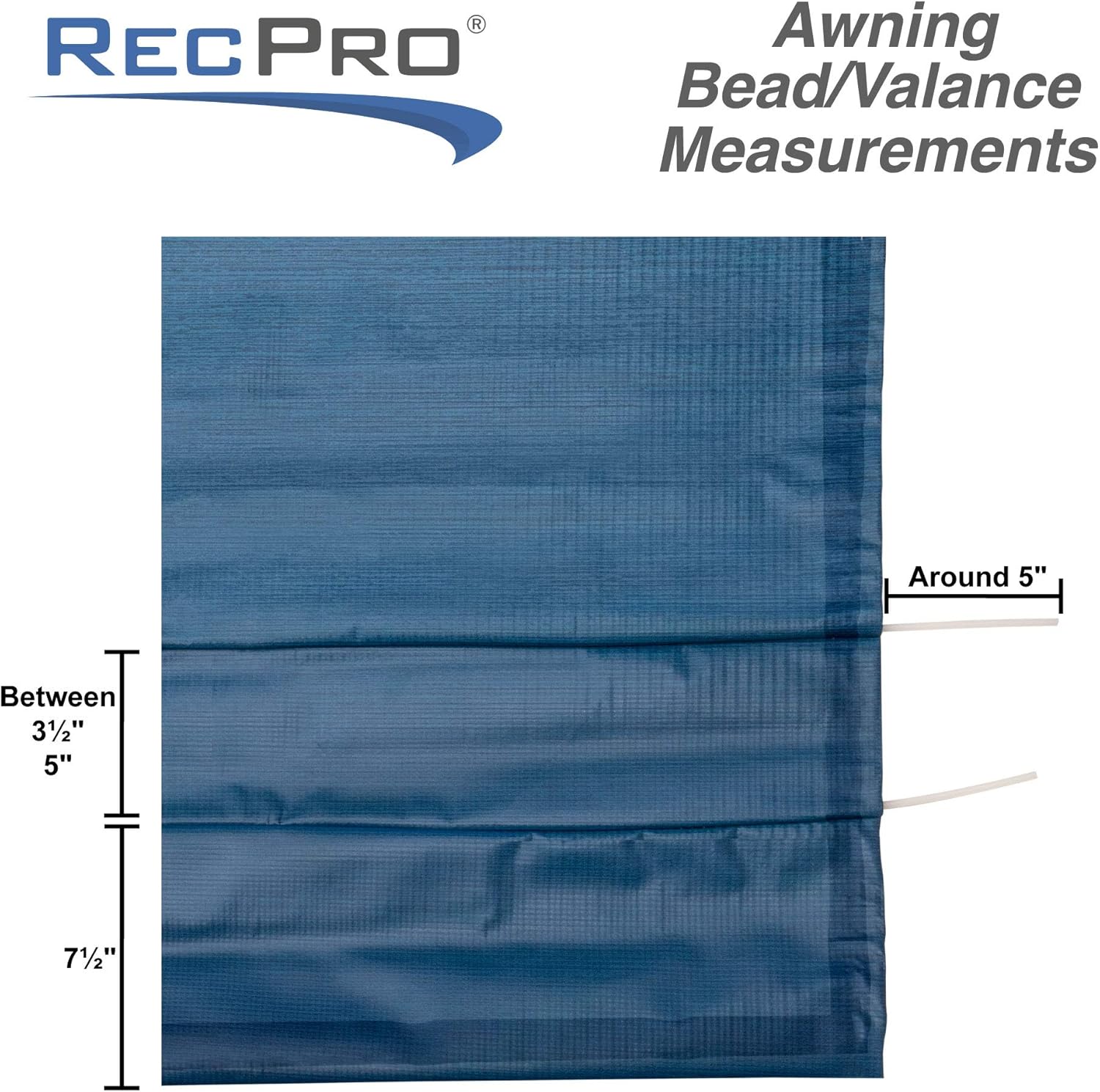 Gray Fade RV Awning Replacement I364057