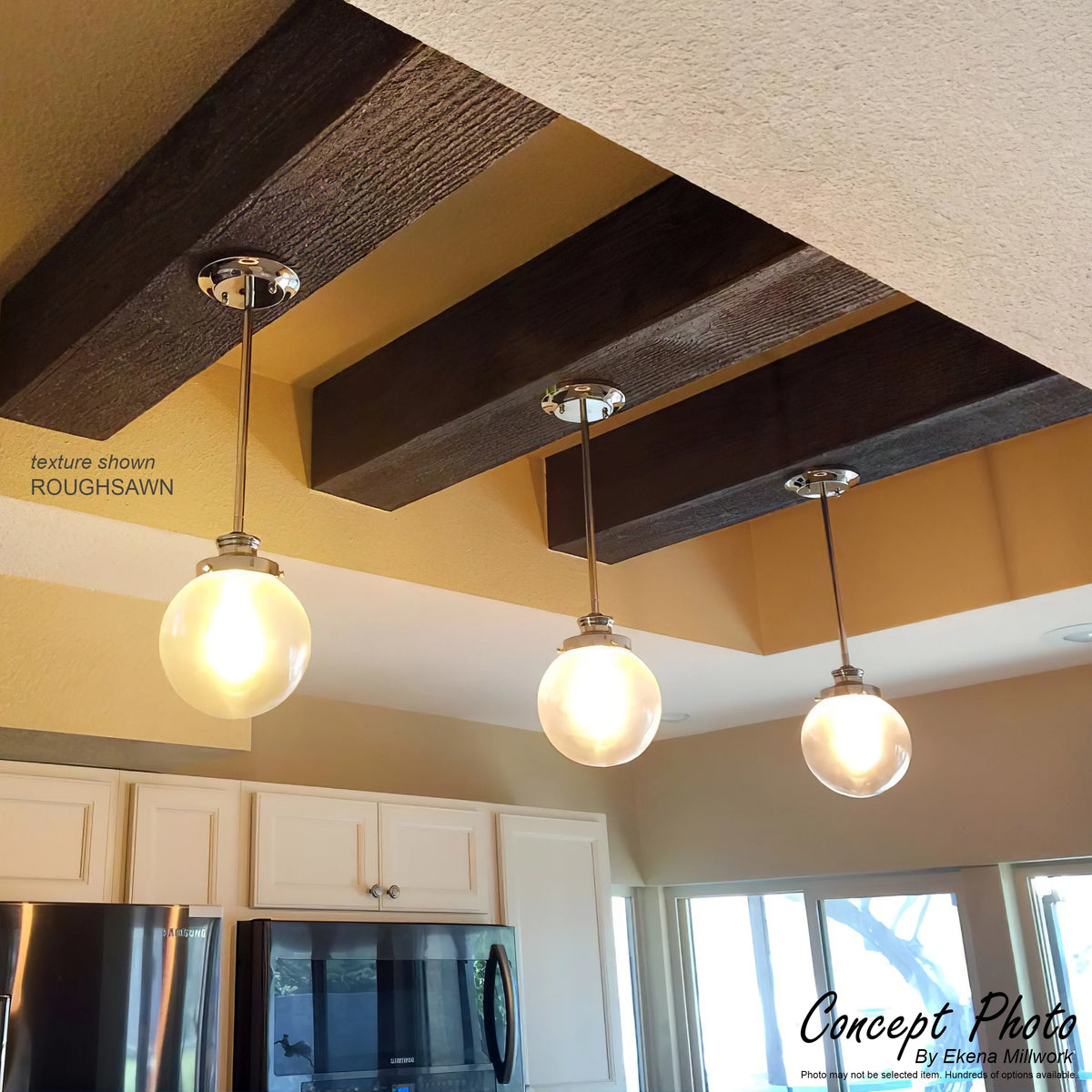 12"W x 10"H x 16'L Faux Wood Ceiling Beam F75900