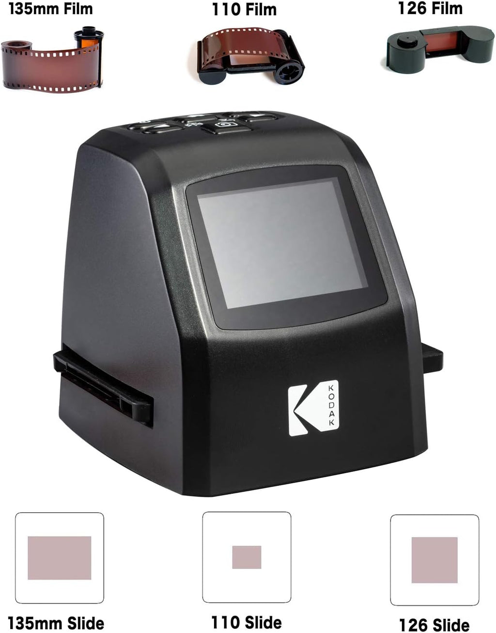 Mini Digital Film & Slide Scanner with 2.4 LCD Screen M3400