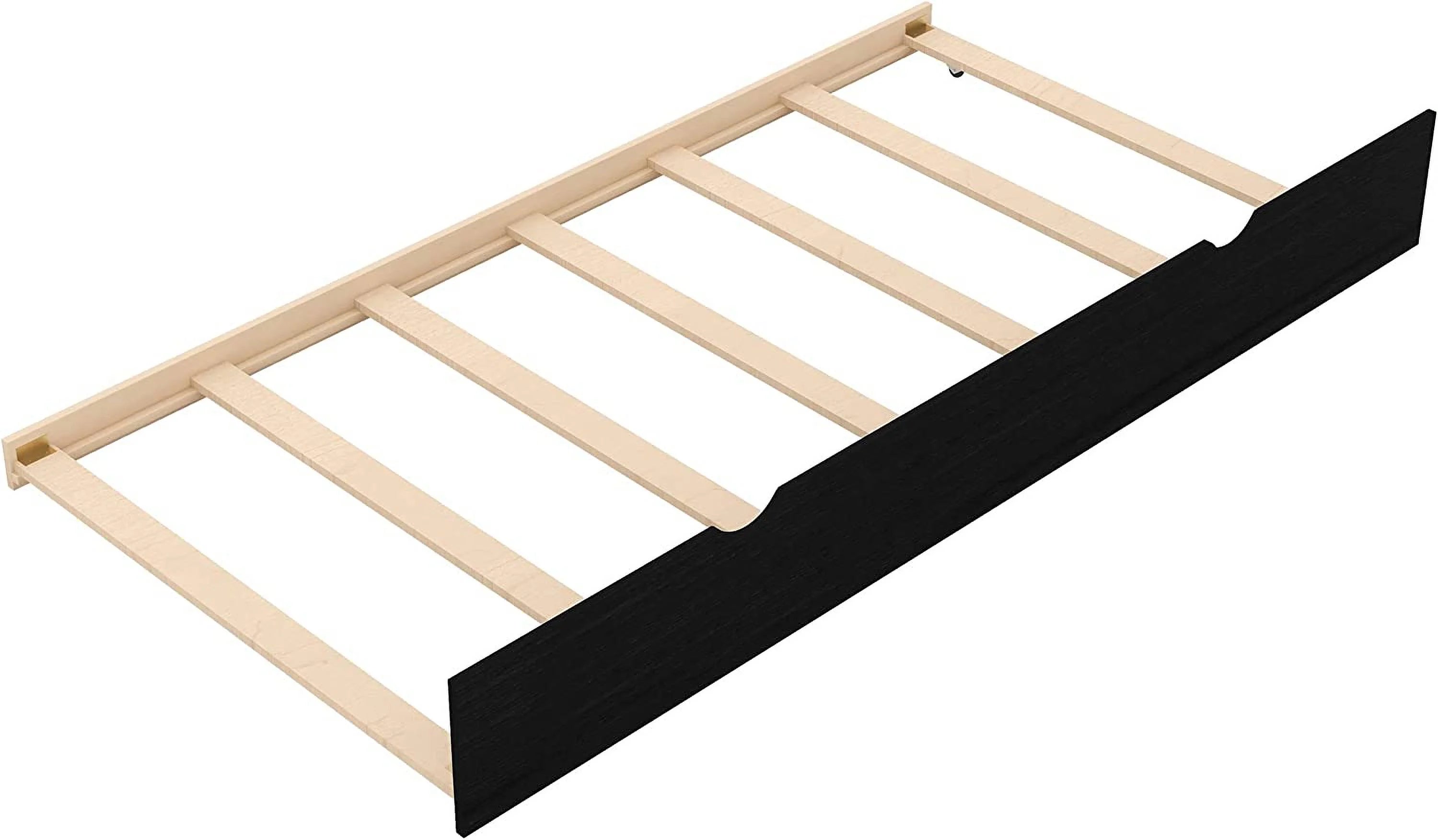 Over King Solid Wood Bunk Bed with Trundle (Espresso) D484