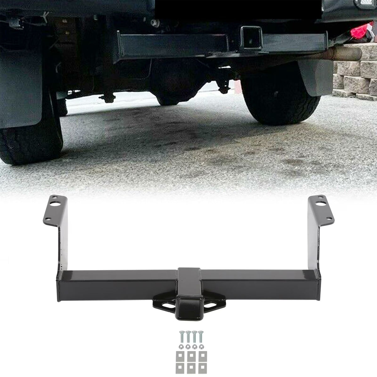 2" Rectangular Trailer Hitch Receiver J3586