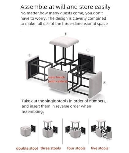 Stackable Sofa Chair Stool J38484