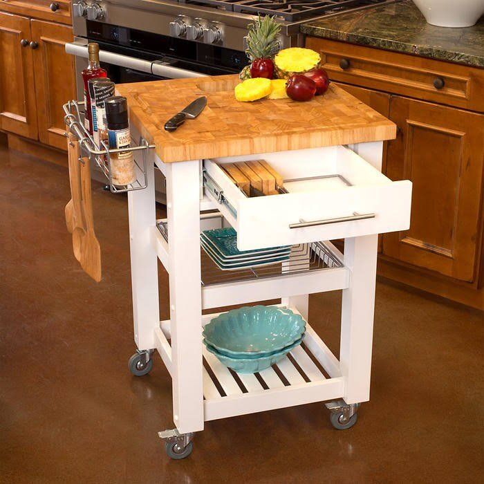 White Kitchen Work Station E88221