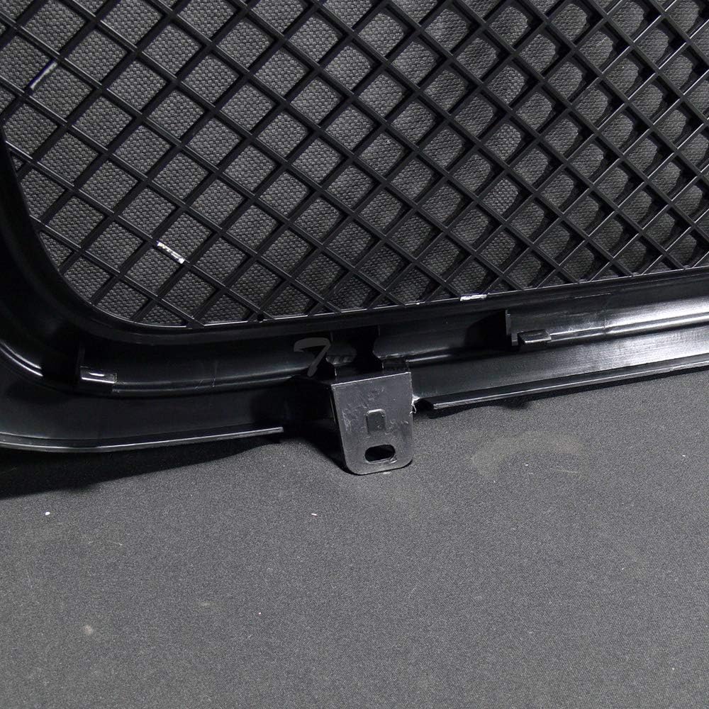 Black Mesh Front Hood Bumper Grill Grille ABS O44524