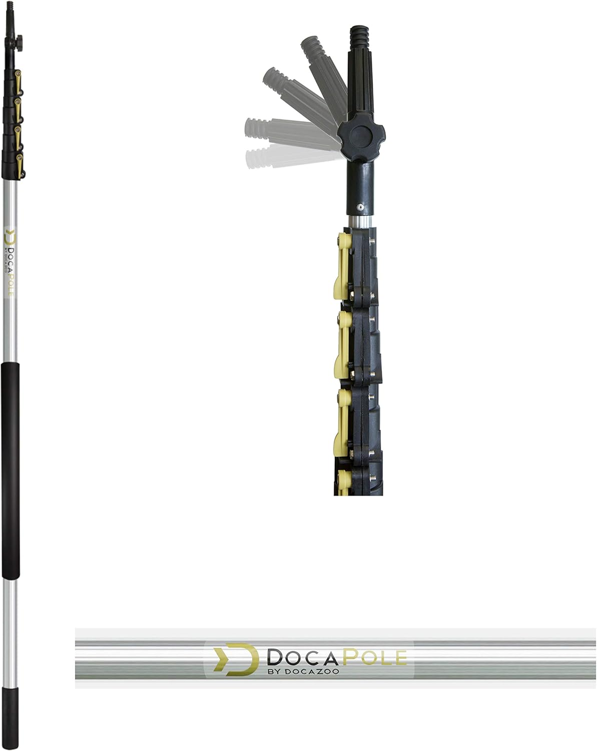 Dusting Kit with Telescopic Pole and Microfiber Feather Duster P57131
