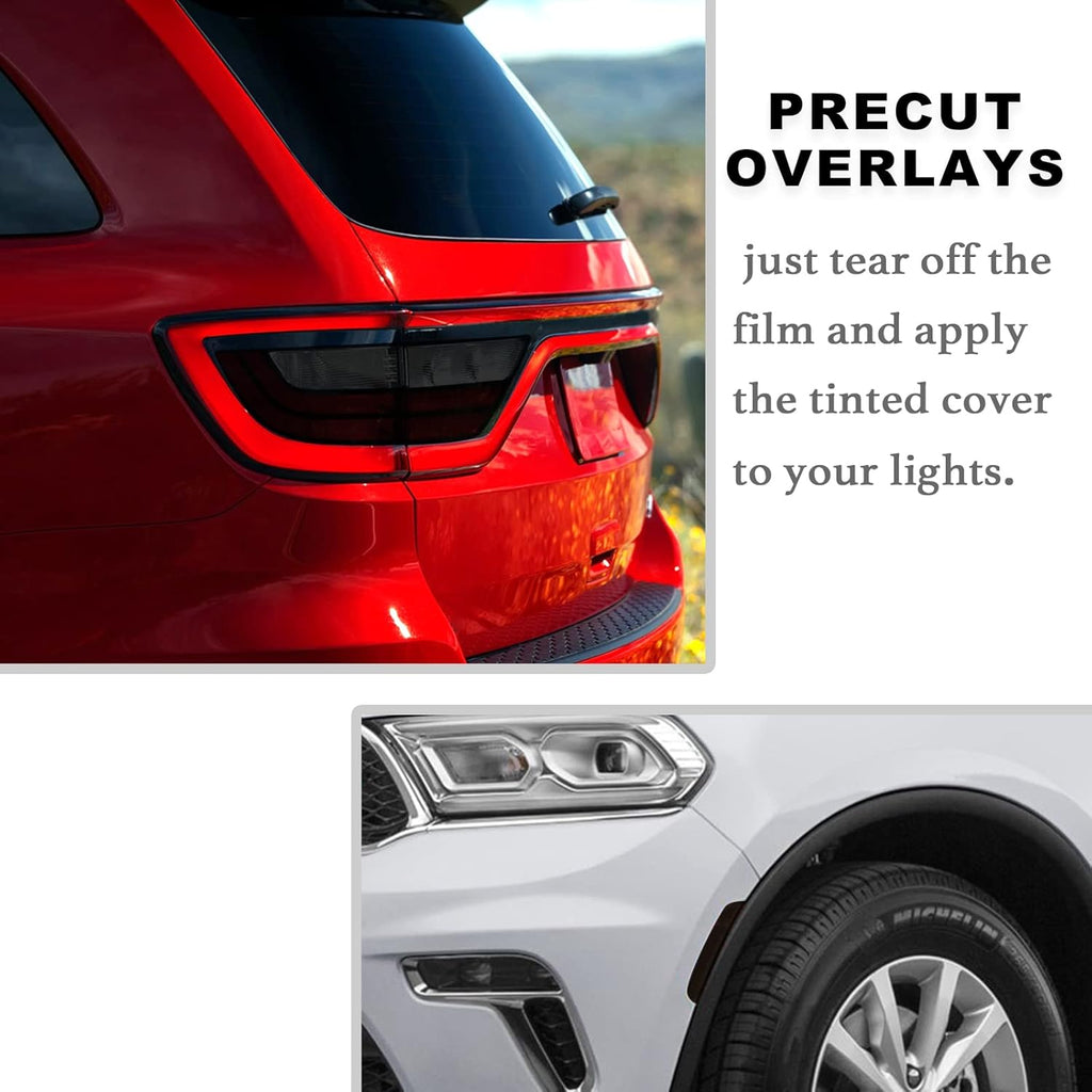 Gloss Dark Smoke Precut Vinyl Overlay Tint Kit Film X82657