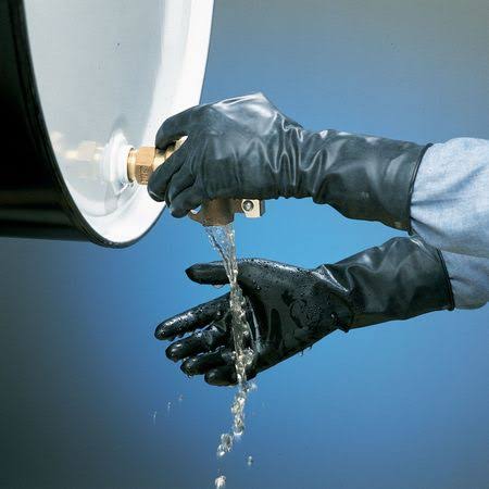 Butyl Chemical Resistant Gloves, Size L (9) M81480