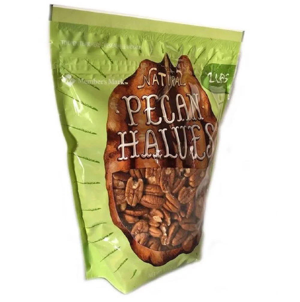 2 Pack Natural Pecan Halves (2 lbs.) I885