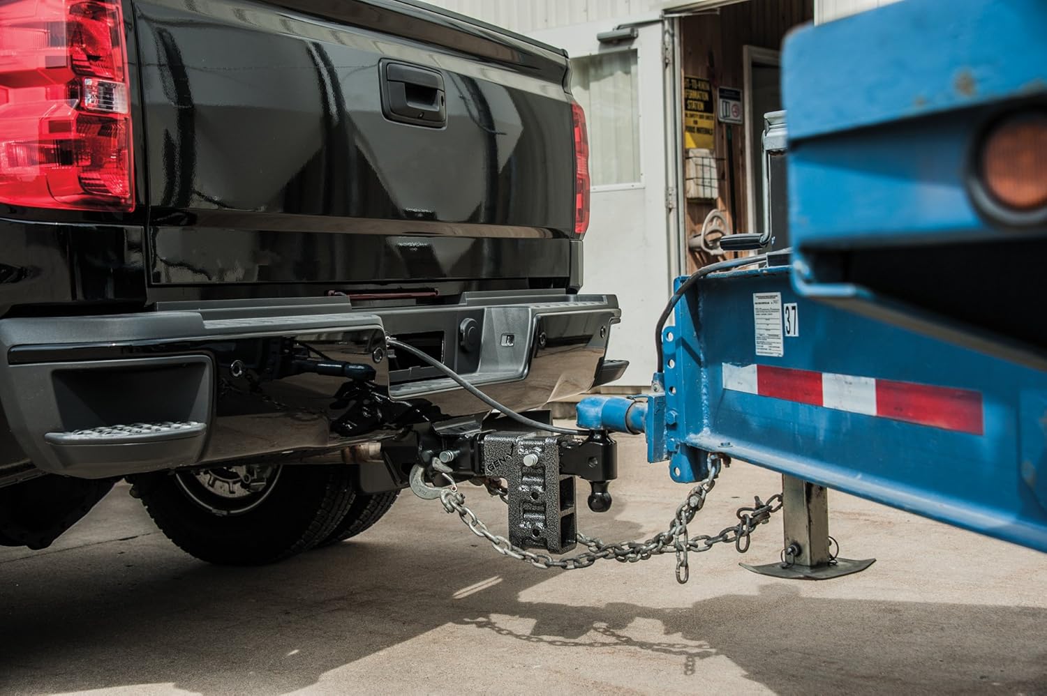 Drop Hitch 2.5" Receiver Class V 21K Towing Hitch with Dual Hitch Ball, Pintle Lock & 2 Hitch (6" Drop 2.5") G792337