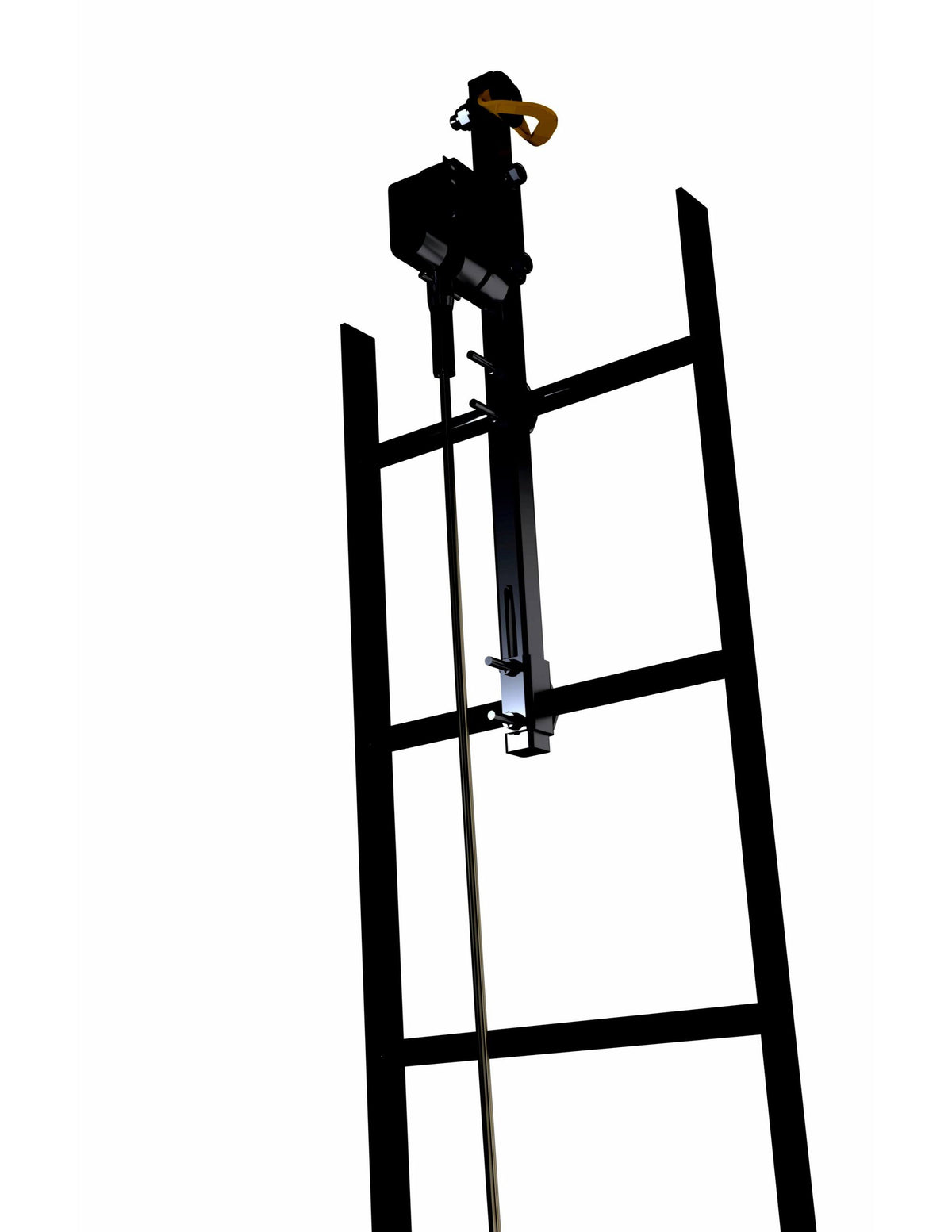 Galvanized Steel Vertical Safety System, 90 ft Q9740