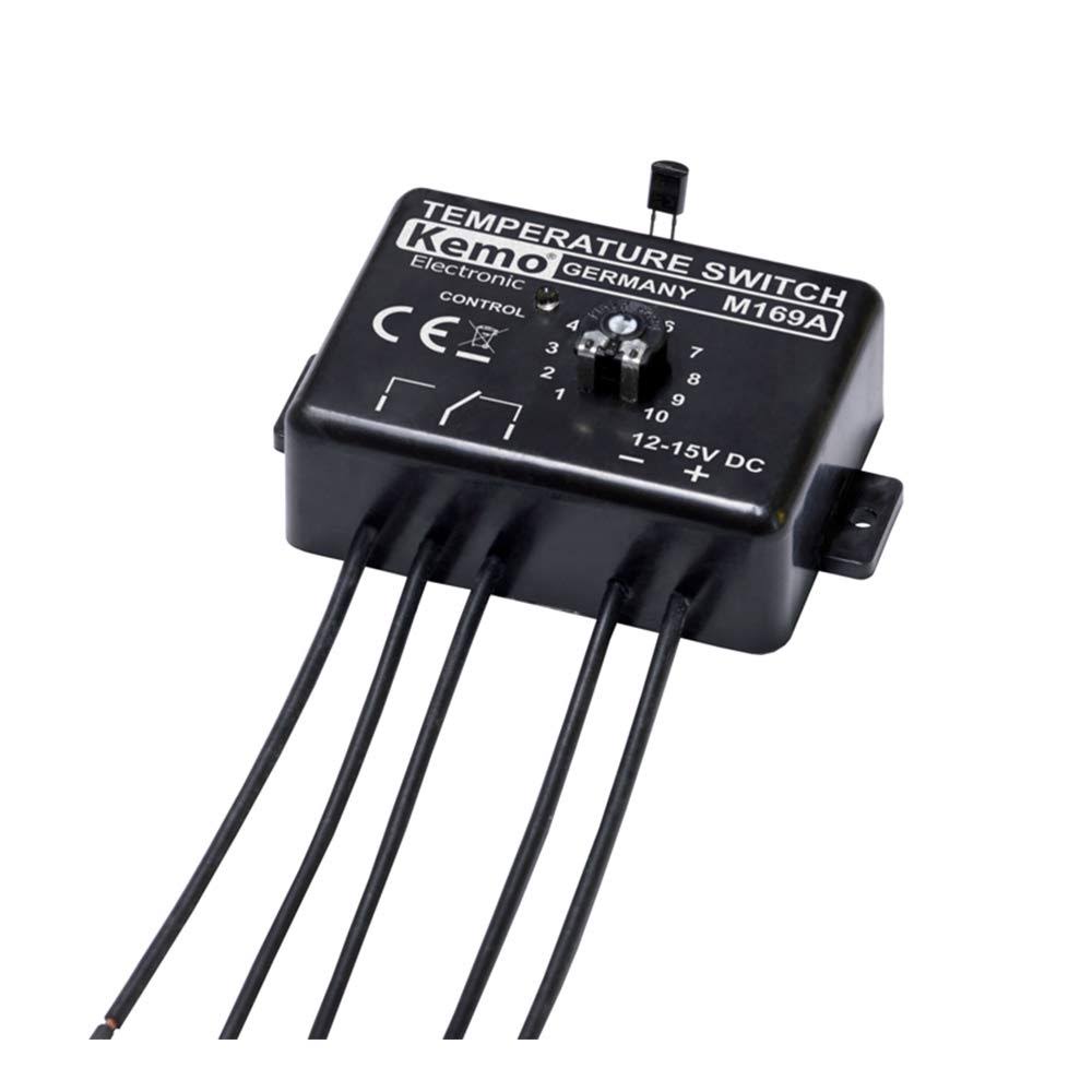 Adjustable Electronic Temperature Switch Thermostat 12 V/DC, 0-100 °C X7023